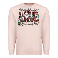 Pale Pink for the love of the christmas Premium Sweatshirt - CowhideDigitalArt