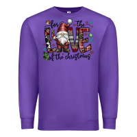 Purple for the love of the christmas Premium Sweatshirt - CowhideDigitalArt