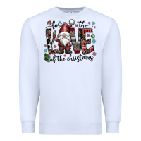 White for the love of the christmas Premium Sweatshirt - CowhideDigitalArt