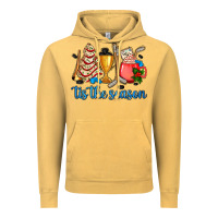Vintage Mustard tis the season hockey and Christmas Vintage Hoodie - AdoDesignShop