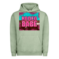 Pigment Oil Green rodeo babe cowhide leopard turquoise Urban Hoodie - BarkalooDesign