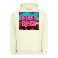Pigment Pistachio rodeo babe cowhide leopard turquoise Urban Hoodie - BarkalooDesign