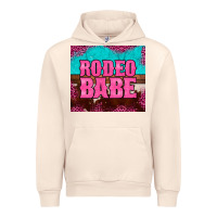Sandshell rodeo babe cowhide leopard turquoise Urban Hoodie - BarkalooDesign