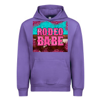 Tulip rodeo babe cowhide leopard turquoise Urban Hoodie - BarkalooDesign
