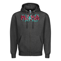Charcoal Heather lightning bolt mama Zipper Hoodie - MaliasSmallBusiness