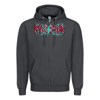 Smoke lightning bolt mama Zipper Hoodie - MaliasSmallBusiness