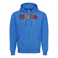 True Royal lightning bolt mama Zipper Hoodie - MaliasSmallBusiness