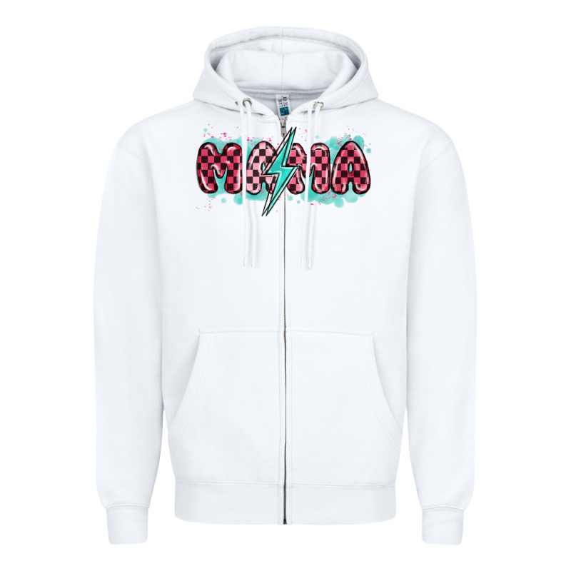 Lightning Bolt Mama Zipper Hoodie by MaliasSmallBusiness | Teevron