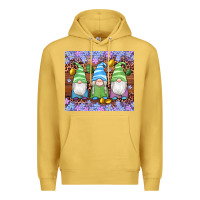 Antique Gold easter gnome egg tumbler Premium Hoodie - Artiststas