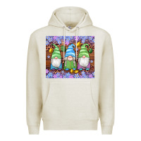 Oatmeal Heather easter gnome egg tumbler Premium Hoodie - Artiststas