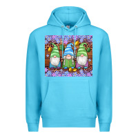 Ocean Blue easter gnome egg tumbler Premium Hoodie - Artiststas
