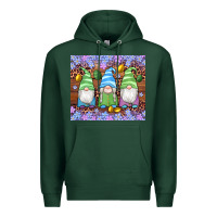 Sports Green easter gnome egg tumbler Premium Hoodie - Artiststas