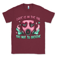 Burgundy love is in the air Classic Tee - MaliasSmallBusiness