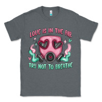 Charcoal Heather love is in the air Classic Tee - MaliasSmallBusiness