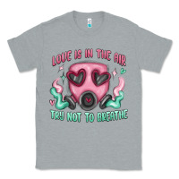 Heather Grey love is in the air Classic Tee - MaliasSmallBusiness