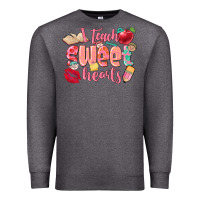 Charcoal Heather i teach sweet hearts valentine's day teacher Premium Sweatshirt - FaDigitalArtStudio