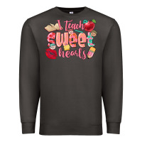 Smoke i teach sweet hearts valentine's day teacher Premium Sweatshirt - FaDigitalArtStudio