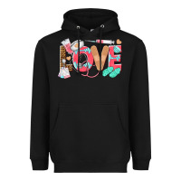 Black nurse love Heavyweight Hoodie - texasbilliewilder