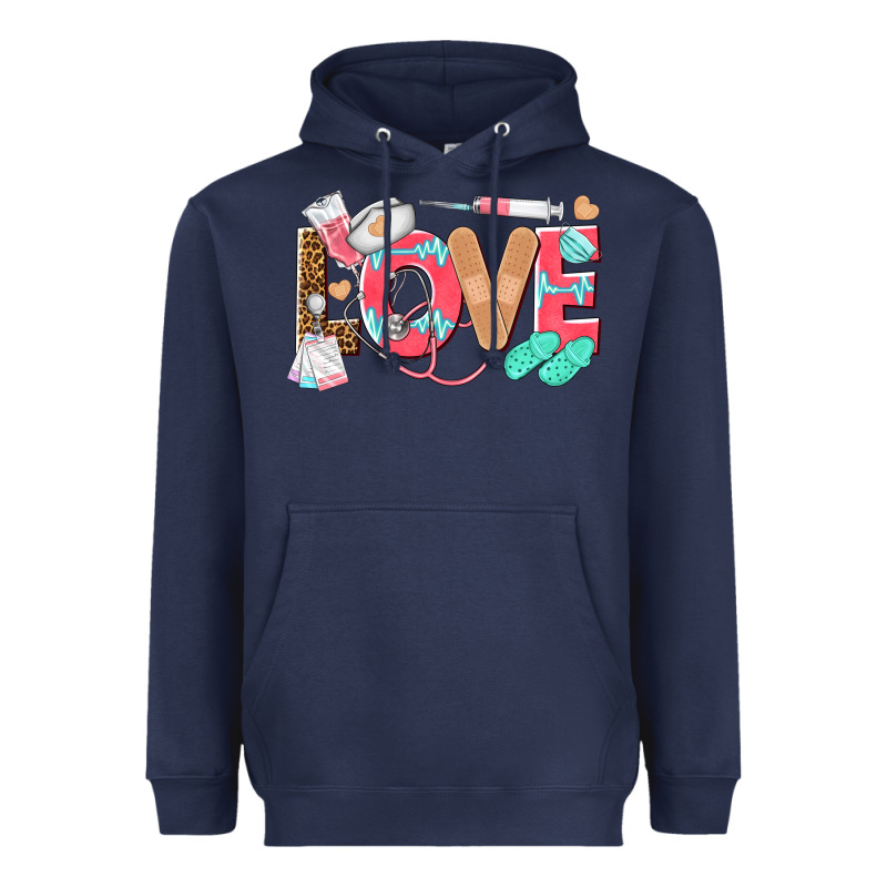 Nurse Love Heavyweight Hoodie by texasbilliewilder | Teevron