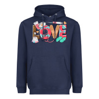 Navy nurse love Heavyweight Hoodie - texasbilliewilder