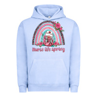 Pigment Grape Ice nurse life spring rainbow Urban Hoodie - BarkalooDesign
