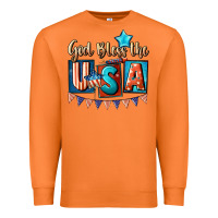 Carrot God bless the USA 4th of july Premium Sweatshirt - CowGirlArtShop