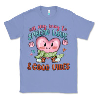 Colony Blue on my way to spread love Classic Tee - MaliasSmallBusiness