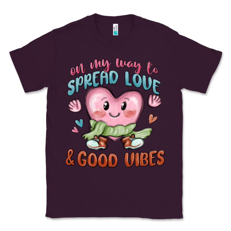 On My Way To Spread Love Classic Tee by MaliasSmallBusiness | Teevron