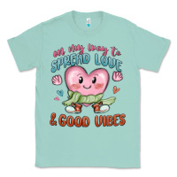 Seafoam on my way to spread love Classic Tee - MaliasSmallBusiness