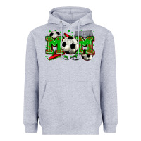 Heather Grey mom soccer Heavyweight Hoodie - Zillion Design Studio