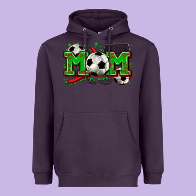 Mom Soccer Heavyweight Hoodie Designed By Zillion Design Studio
