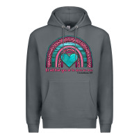 Rock valentine's day rainbow let all that you do be done in love 1 corinthi Premium Hoodie - AdoDesignShop