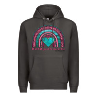 Smoke valentine's day rainbow let all that you do be done in love 1 corinthi Premium Hoodie - AdoDesignShop