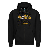 Black stepping into my birthday with god s grace and mer Zipper Hoodie - MaliasSmallBusiness