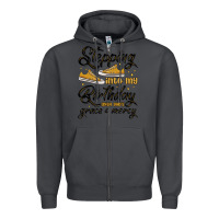 Smoke stepping into my birthday with god s grace and mer Zipper Hoodie - MaliasSmallBusiness