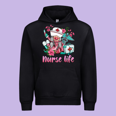 Nurse Gnomies Nurse  Life Spring Urban Hoodie Designed By Barkaloodesign