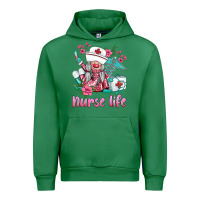 Emerald nurse gnomies nurse  life spring Urban Hoodie - BarkalooDesign