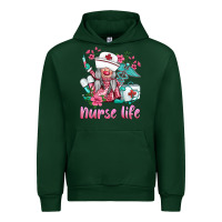 Forest Green nurse gnomies nurse  life spring Urban Hoodie - BarkalooDesign