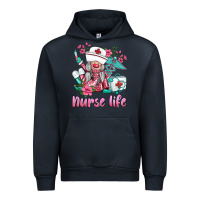 Navy nurse gnomies nurse  life spring Urban Hoodie - BarkalooDesign