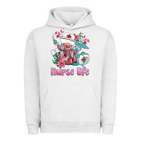 Pigment Lunar Rock nurse gnomies nurse  life spring Urban Hoodie - BarkalooDesign