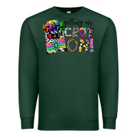 Sports Green getting my cray on Premium Sweatshirt - CowhideDigitalArt
