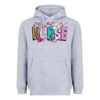 Heather Grey nurse Heavyweight Hoodie - texasbilliewilder