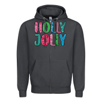 Smoke holly jolly Zipper Hoodie - MaliasSmallBusiness