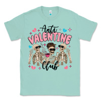 Seafoam anti valentine club Classic Tee - MaliasSmallBusiness