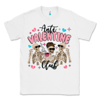 White anti valentine club Classic Tee - MaliasSmallBusiness