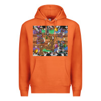 Carrot easter bunny egg cowhide leopard Premium Hoodie - Artiststas