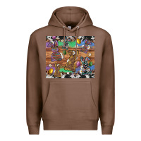 Chestnut easter bunny egg cowhide leopard Premium Hoodie - Artiststas