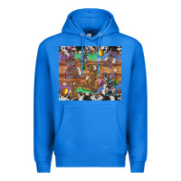 True Royal easter bunny egg cowhide leopard Premium Hoodie - Artiststas