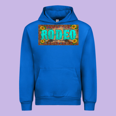 Western Rodeo Sunflowers Weapon  License Plate Template Urban Hoodie Designed By Barkaloodesign