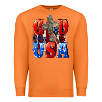 Carrot God bless the USA  4th of july Premium Sweatshirt - CowGirlArtShop
